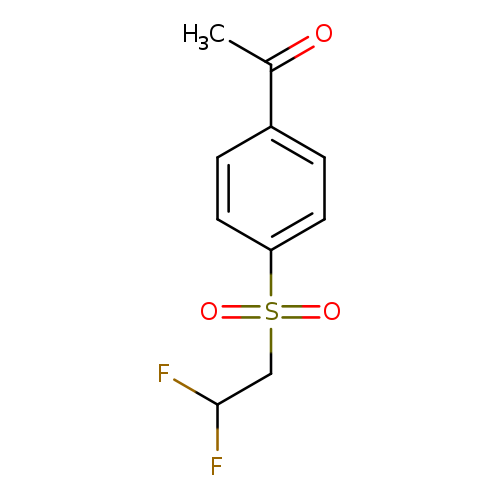 1-[4-(2,2-difluoroethanesulfonyl)phenyl]ethan-1-one