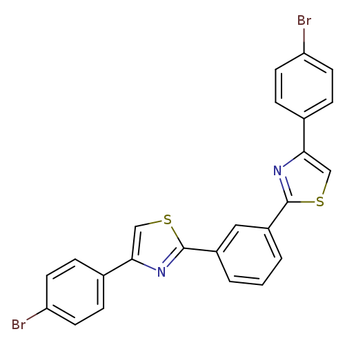 1,3-Bis[4-(4-bromophenyl)-2-thiazolyl]benzene