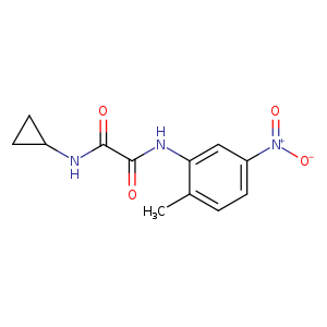 N-cyclopropyl-N'-(2-methyl-5-nitrophenyl)ethanediamide