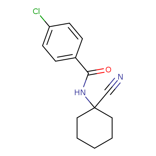 4-CHLORO-N-(1-CYANO-CYCLOHEXYL)-BENZAMIDE