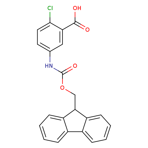 Benzoic acid, 2-chloro-5-[[(9H-fluoren-9-ylmethoxy)carbonyl]amino]-