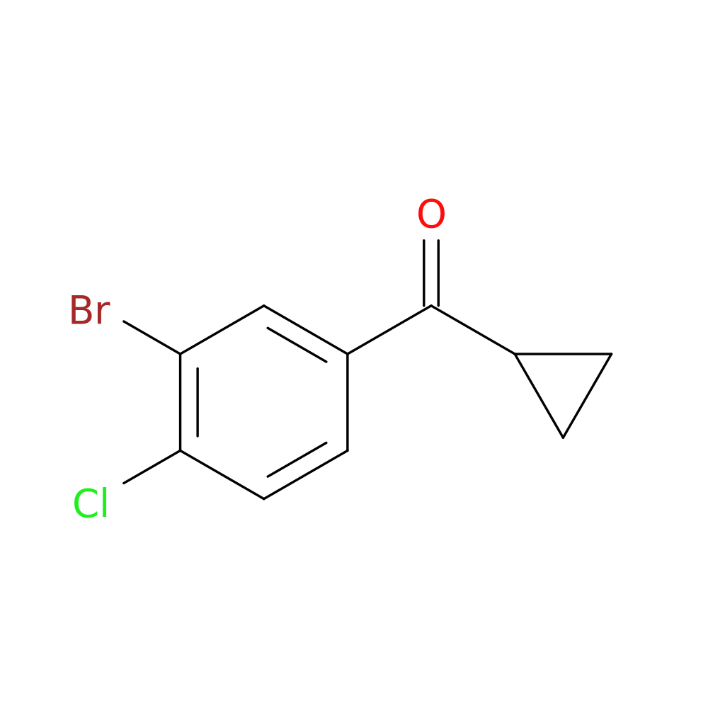2-Bromo-1-chloro-4-(cyclopropylcarbonyl)benzene