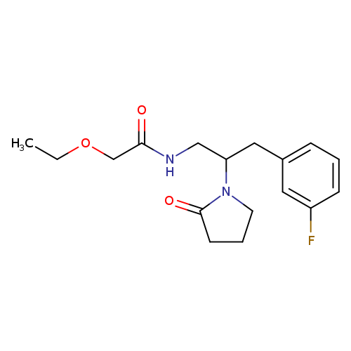 2-ethoxy-N-[3-(3-fluorophenyl)-2-(2-oxopyrrolidin-1-yl)propyl]acetamide