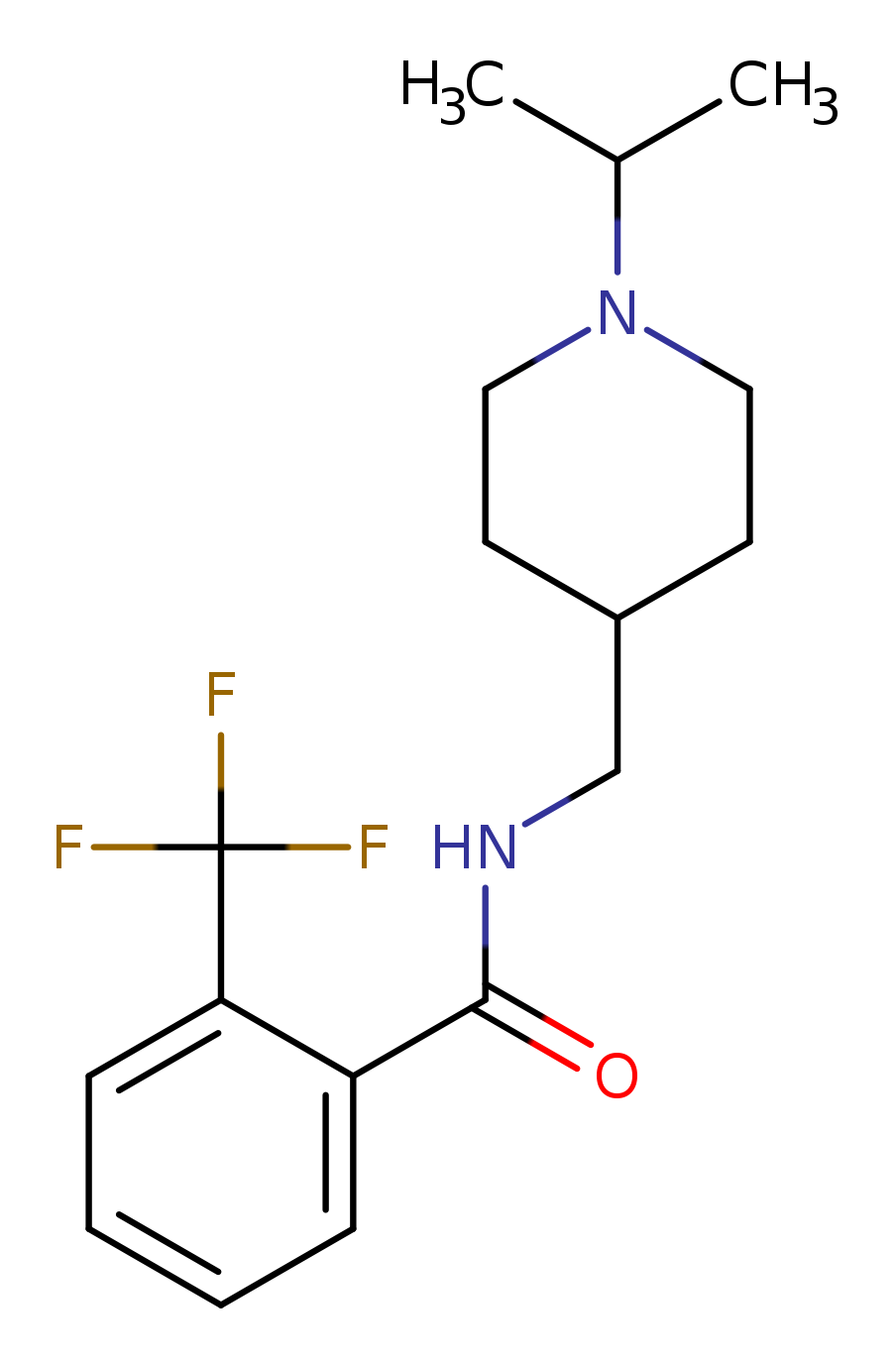 N-{[1-(propan-2-yl)piperidin-4-yl]methyl}-2-(trifluoromethyl)benzamide