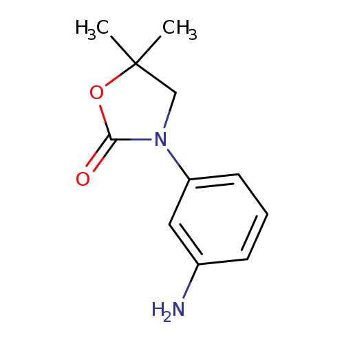 3-(3-aminophenyl)-5,5-dimethyl-1,3-oxazolidin-2-one