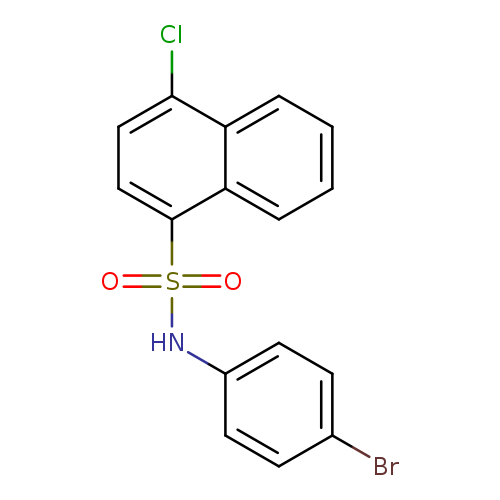 N-(4-bromophenyl)-4-chloronaphthalene-1-sulfonamide