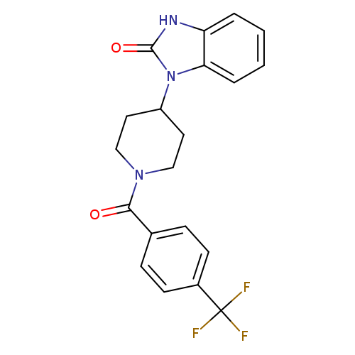1-{1-[4-(trifluoromethyl)benzoyl]piperidin-4-yl}-2,3-dihydro-1H-1,3-benzodiazol-2-one