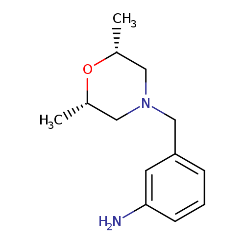 3-{[(2R,6S)-2,6-dimethylmorpholin-4-yl]methyl}aniline, cis