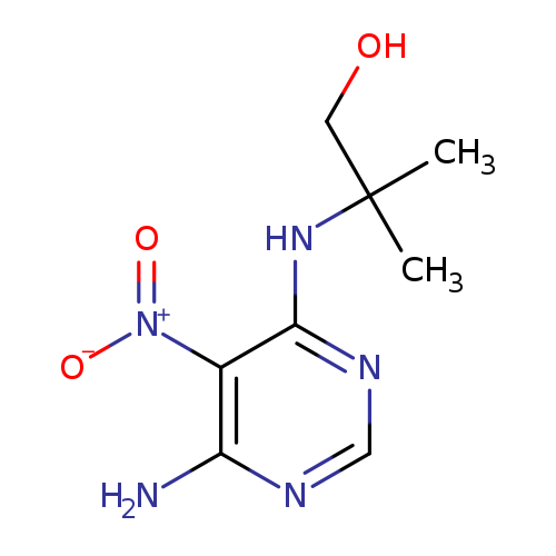 2-(6-Amino-5-nitro-pyrimidin-4-ylamino)-2-methyl-propan-1-ol