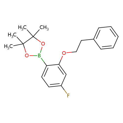 2-[4-fluoro-2-(2-phenylethoxy)phenyl]-4,4,5,5-tetramethyl-1,3,2-dioxaborolane