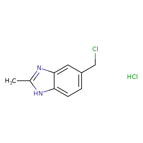 5-(chloromethyl)-2-methyl-1H-1,3-benzodiazole hydrochloride