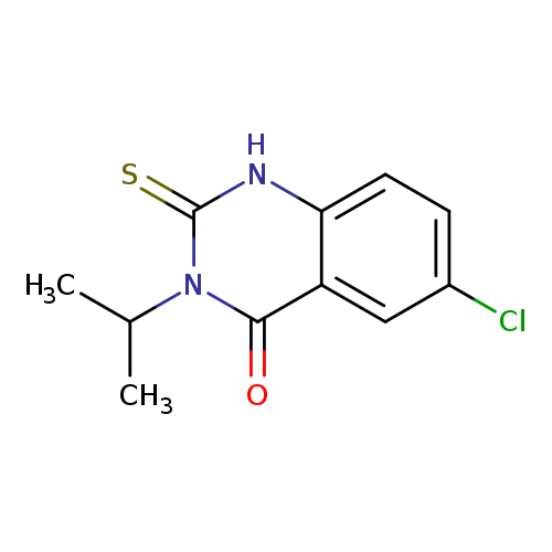 6-Chloro-3-isopropyl-2-thioxo-2,3-dihydro-1H-quinazolin-4-one