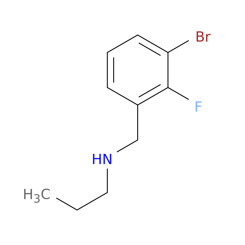 1-Bromo-2-fluoro-3-(propylaminomethyl)benzene