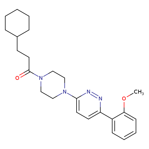 3-cyclohexyl-1-{4-[6-(2-methoxyphenyl)pyridazin-3-yl]piperazin-1-yl}propan-1-one