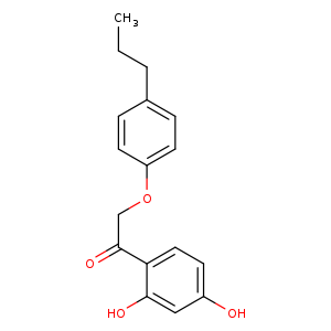 1-(2,4-dihydroxyphenyl)-2-(4-propylphenoxy)ethan-1-one