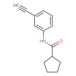 N-(3-Ethynylphenyl)cyclopentanecarboxamide