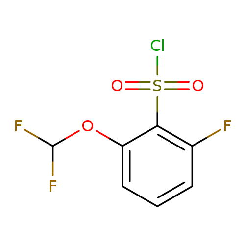 2-(difluoromethoxy)-6-fluorobenzene-1-sulfonyl chloride