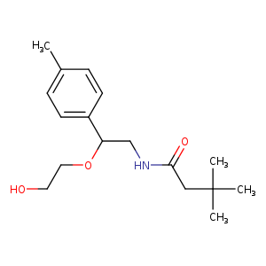 N-[2-(2-hydroxyethoxy)-2-(4-methylphenyl)ethyl]-3,3-dimethylbutanamide