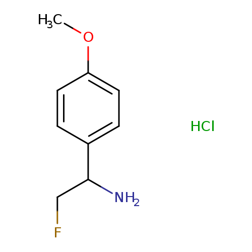 2-fluoro-1-(4-methoxyphenyl)ethan-1-amine hydrochloride