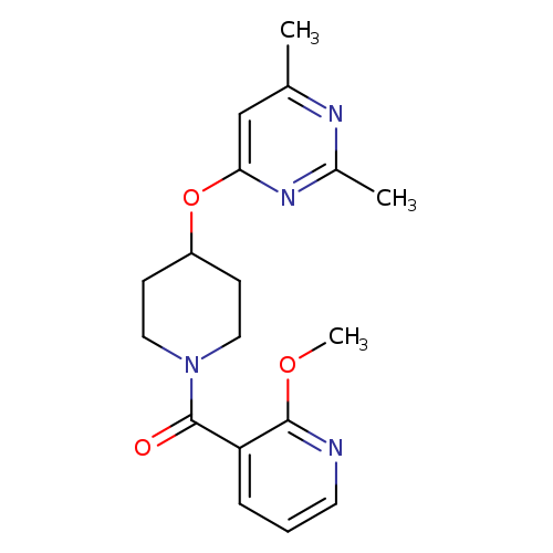 4-{[1-(2-methoxypyridine-3-carbonyl)piperidin-4-yl]oxy}-2,6-dimethylpyrimidine