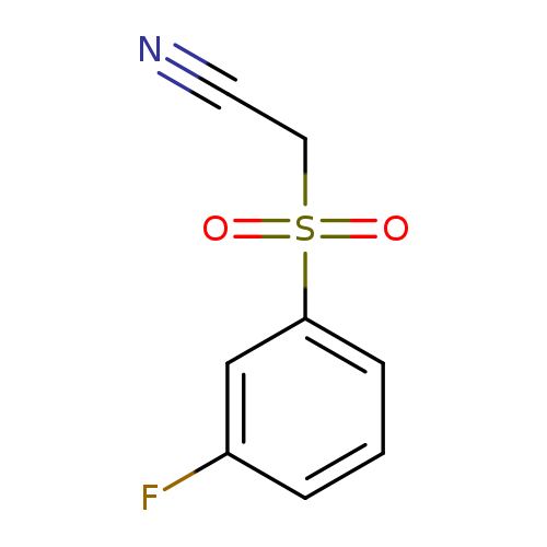 [(3-fluorophenyl)sulfonyl]methyl cyanide