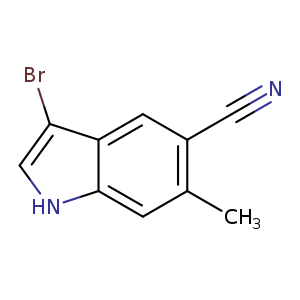 3-bromo-6-methyl-1H-indole-5-carbonitrile