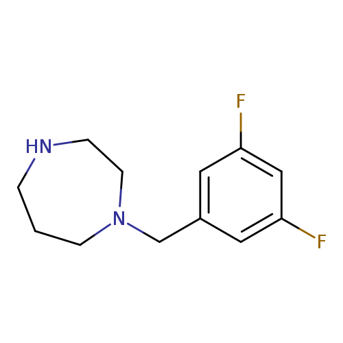 1-[(3,5-difluorophenyl)methyl]-1,4-diazepane