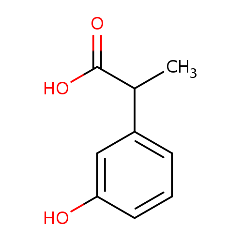 Benzeneacetic acid, 3-hydroxy-a-methyl-