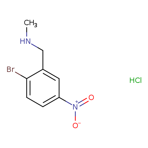 [(2-bromo-5-nitrophenyl)methyl](methyl)amine hydrochloride