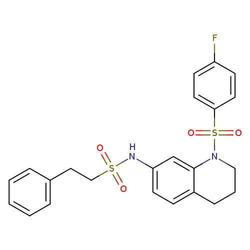 N-[1-(4-fluorobenzenesulfonyl)-1,2,3,4-tetrahydroquinolin-7-yl]-2-phenylethane-1-sulfonamide