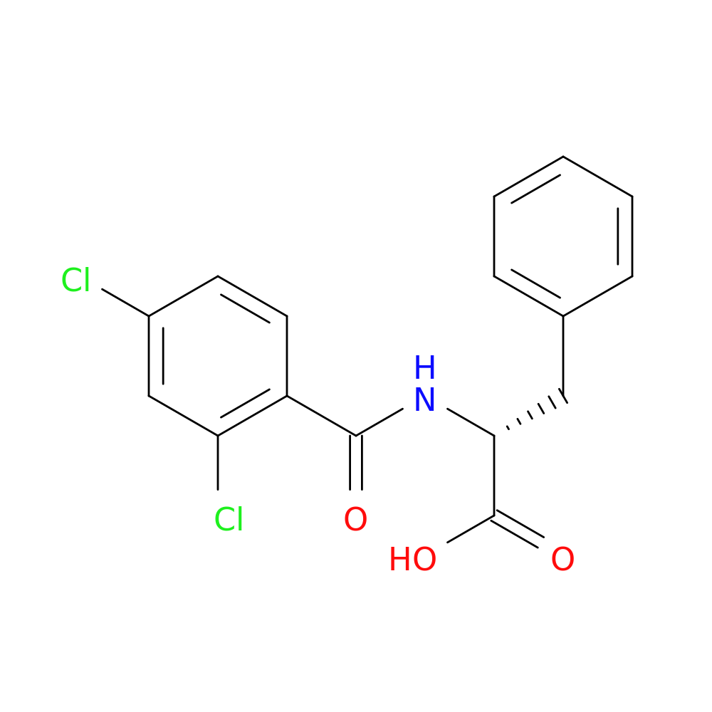 rel-(2R)-2-[(2,4-dichlorophenyl)formamido]-3-phenylpropanoic acid