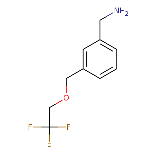 {3-[(2,2,2-trifluoroethoxy)methyl]phenyl}methanamine
