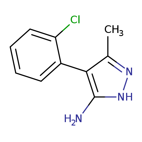 1H-Pyrazol-3-amine, 4-(2-chlorophenyl)-5-methyl-