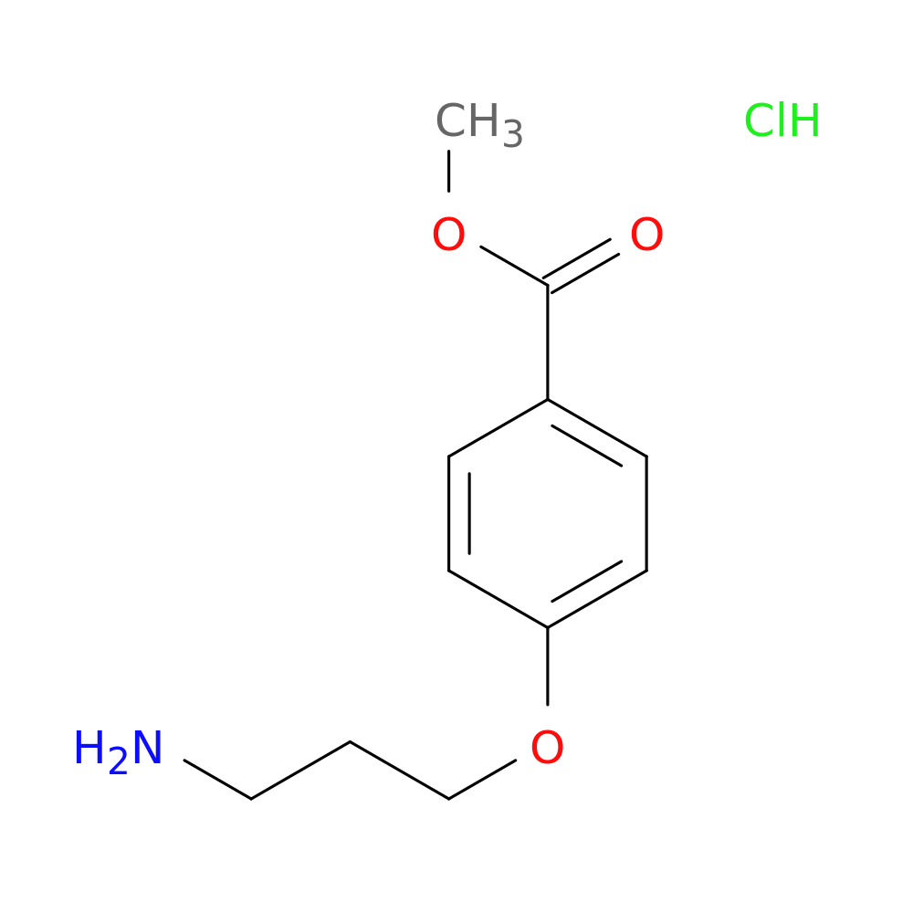 methyl 4-(3-aminopropoxy)benzoate hydrochloride