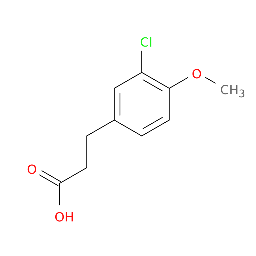 3-(3-Chloro-4-methoxyphenyl)propanoic acid