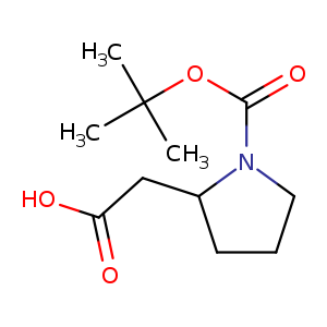 2-(1-(tert-Butoxycarbonyl)pyrrolidin-2-yl)acetic acid