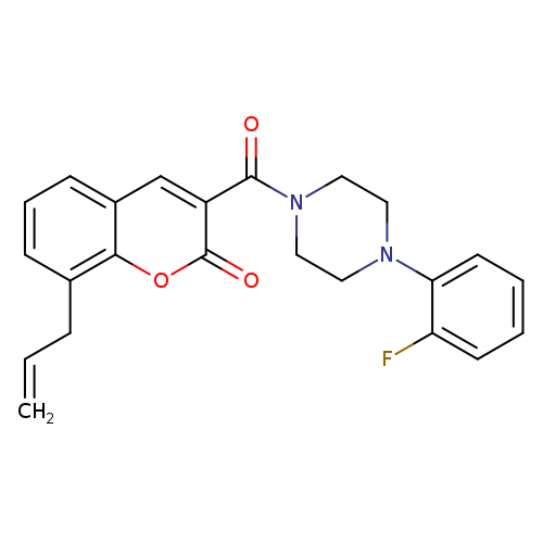 3-[4-(2-fluorophenyl)piperazine-1-carbonyl]-8-(prop-2-en-1-yl)-2H-chromen-2-one