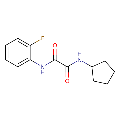 N-cyclopentyl-N'-(2-fluorophenyl)ethanediamide