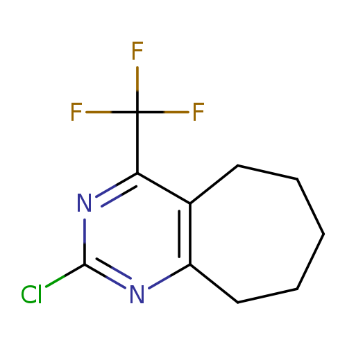 2-chloro-4-(trifluoromethyl)-5H,6H,7H,8H,9H-cyclohepta[d]pyrimidine