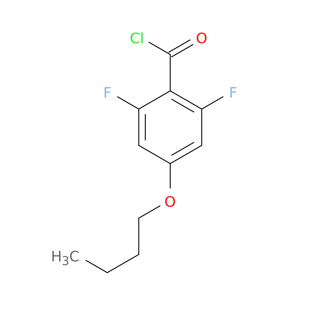 4-Butoxy-2,6-difluorobenzoyl chloride
