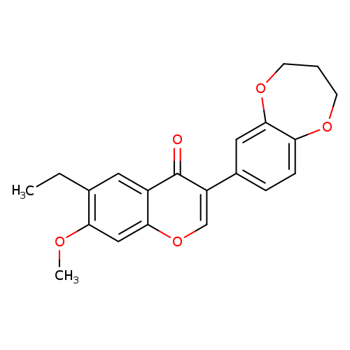 3-(3,4-dihydro-2H-1,5-benzodioxepin-7-yl)-6-ethyl-7-methoxy-4H-chromen-4-one