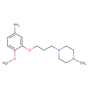 Benzenamine, 4-methoxy-3-[3-(4-methyl-1-piperazinyl)propoxy]-