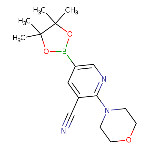 2-Morpholino-5-(4,4,5,5-tetramethyl-1,3,2-dioxaborolan-2-yl)nicotinonitrile