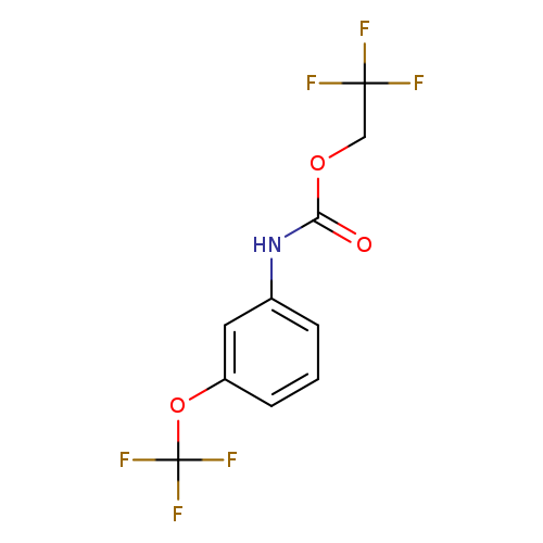 2,2,2-Trifluoroethyl 3-(trifluoromethoxy)phenylcarbamate