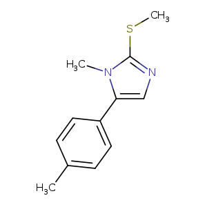 1-methyl-5-(4-methylphenyl)-2-(methylsulfanyl)-1H-imidazole