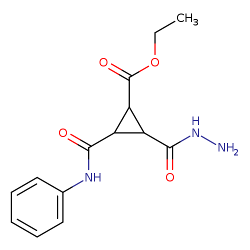 ethyl 2-(hydrazinecarbonyl)-3-(phenylcarbamoyl)cyclopropane-1-carboxylate