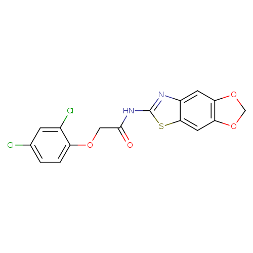 2-(2,4-dichlorophenoxy)-N-{4,6-dioxa-10-thia-12-azatricyclo[7.3.0.0^{3,7}]dodeca-1(9),2,7,11-tetraen-11-yl}acetamide