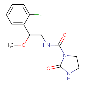 N-[2-(2-chlorophenyl)-2-methoxyethyl]-2-oxoimidazolidine-1-carboxamide