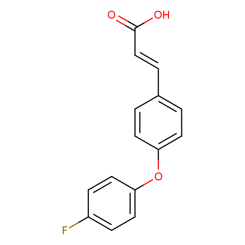 (2E)-3-[4-(4-fluorophenoxy)phenyl]prop-2-enoic acid