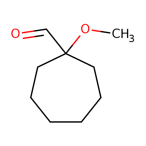1-methoxycycloheptane-1-carbaldehyde